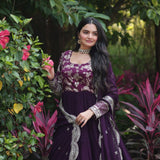 Blooming Viscose Anarkali Gown Collection