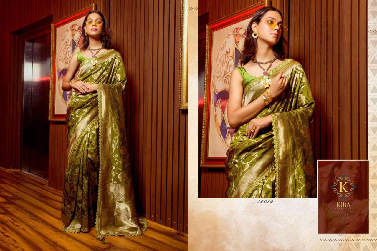 Beautifull Soft Jacquard Silk Saree