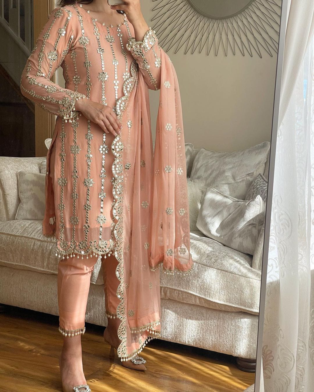 Designer Partywear Pakistani Suit