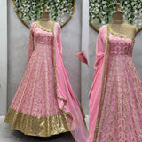 Faux Georgette Fancy Anarkali Gown