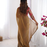 Rangoli Brown Saree Collection