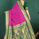 Elegance Pithani Soft SIlk Saree