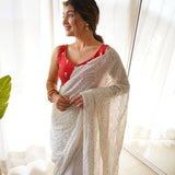 Attractive Georgette Saree