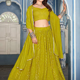 Beauty Of Georgette Lehenga