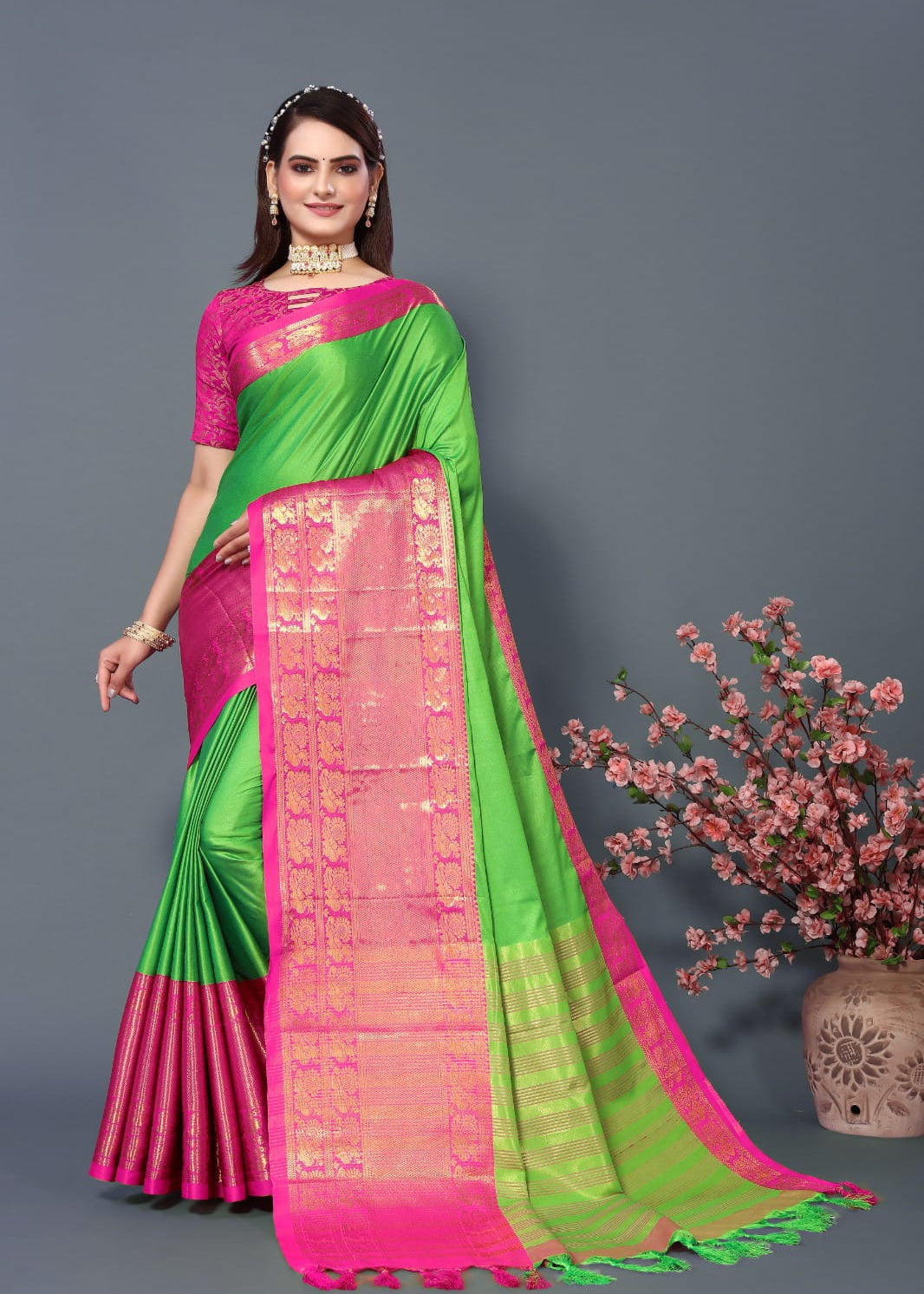 Beautiful kathan silk saree