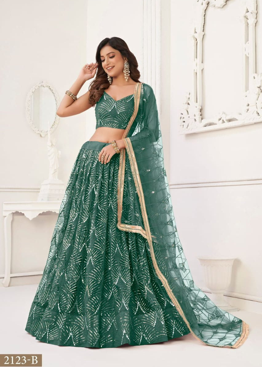 Butterfly Net Wedding Lehenga Choli