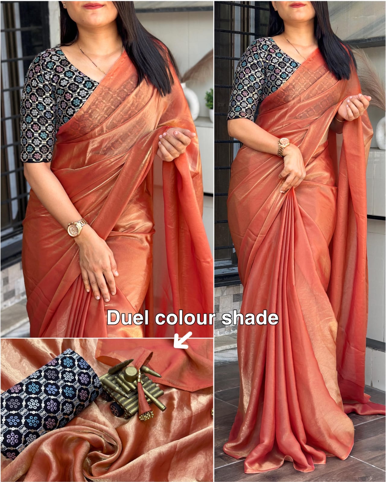 Luxury Dual Shade Saree Collection