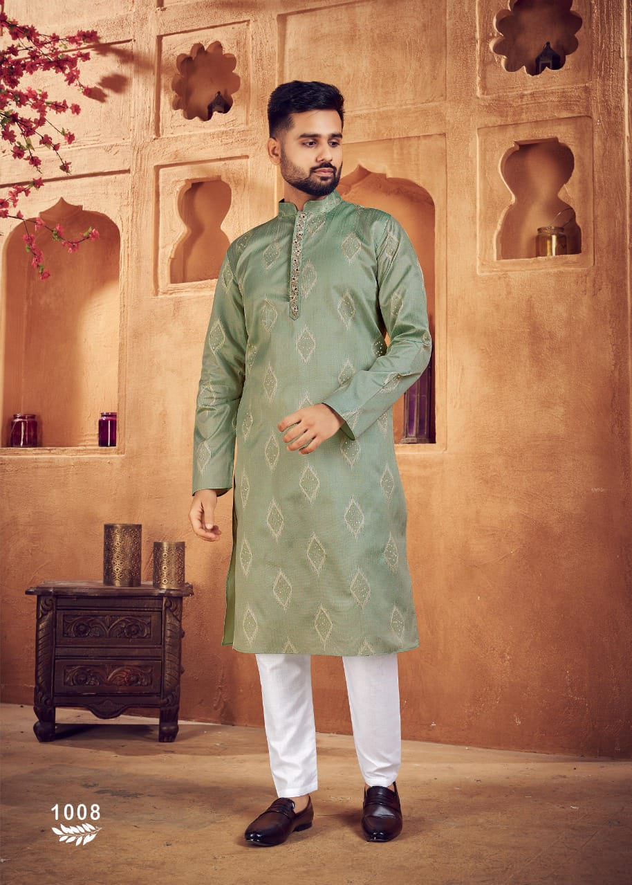 Heavy Jacquard Men's Kurta