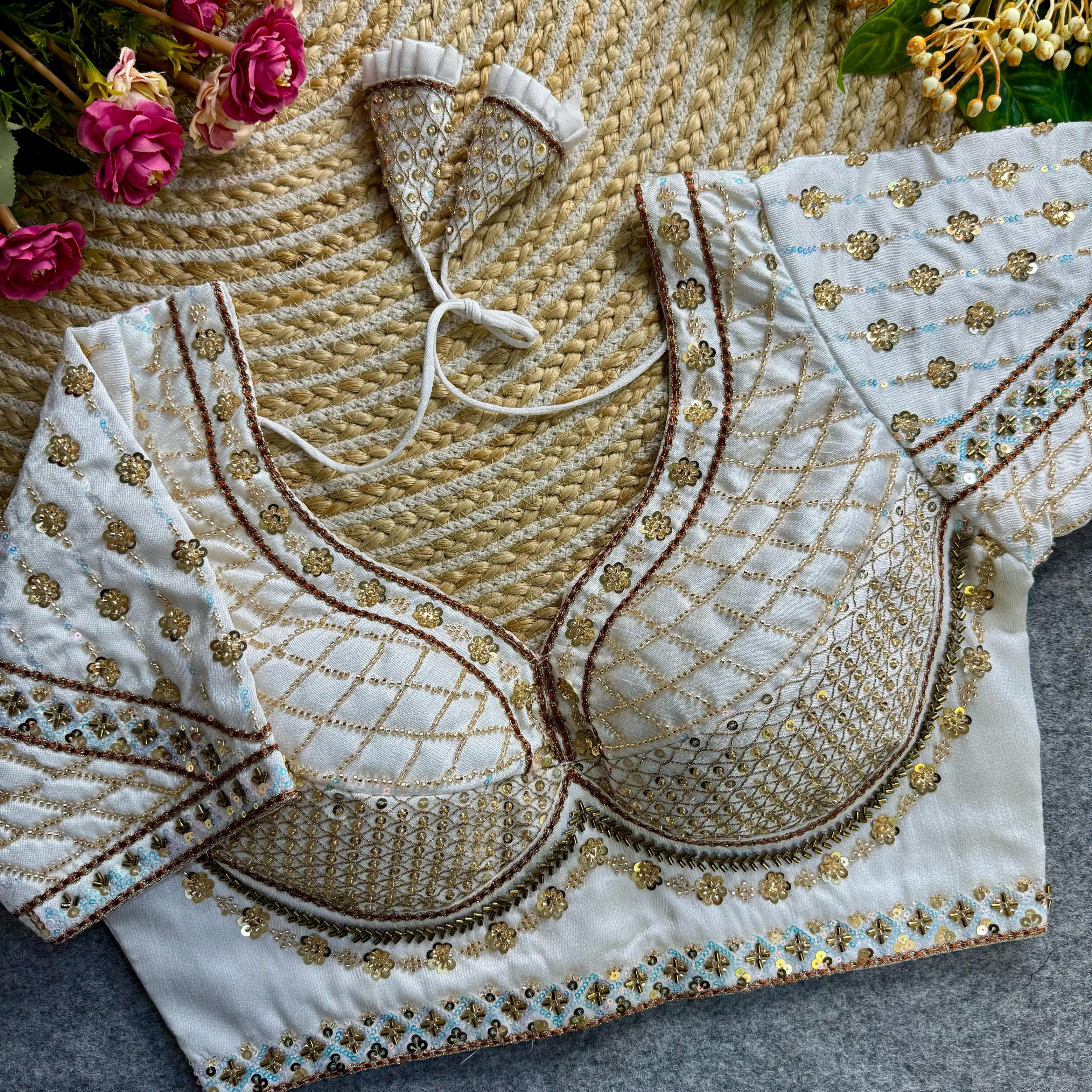 Sabyasachi Bridal Saree Blouse