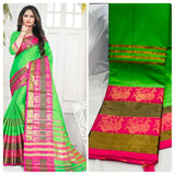 Cotton silk saree