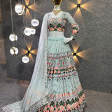 Fancy Pista Lehenga Choli