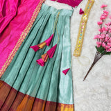 Exclusive Premium Kanjivaram Silk Lehenga