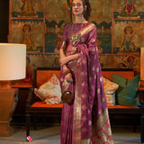 Rajtex Pure Satin Handloom Weving Saree