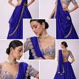 Royal Blue Georgette Lehenga Choli