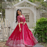 Pretty Collection Of Red Lehenga Choli