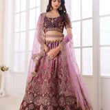 Heavy bridal wedding Lahenga