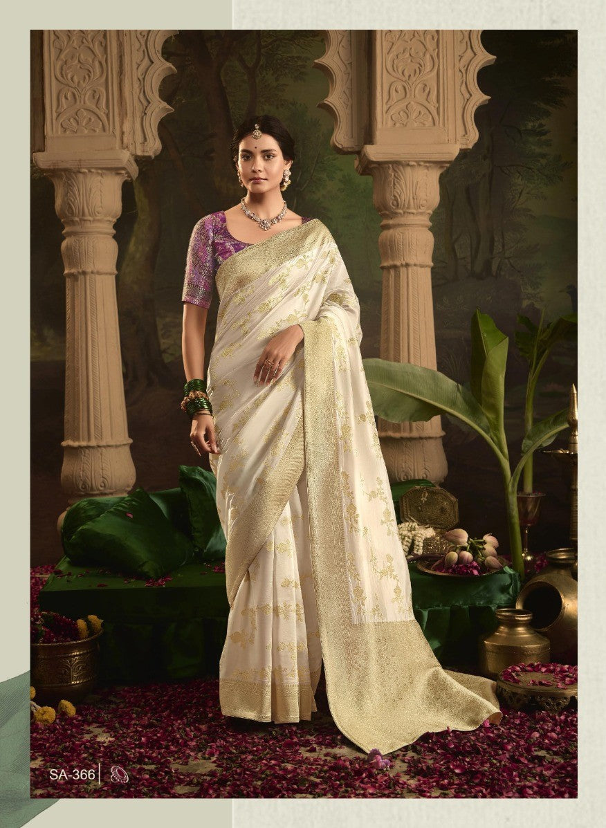 Pure Crepe Dola Silk Saree