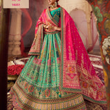 Premium Wedding Silk Jacquard Lahenga