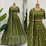 Heavy Sequance Georgette Lehenga