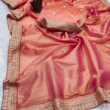 Pure Soft Tissue Silk Saree