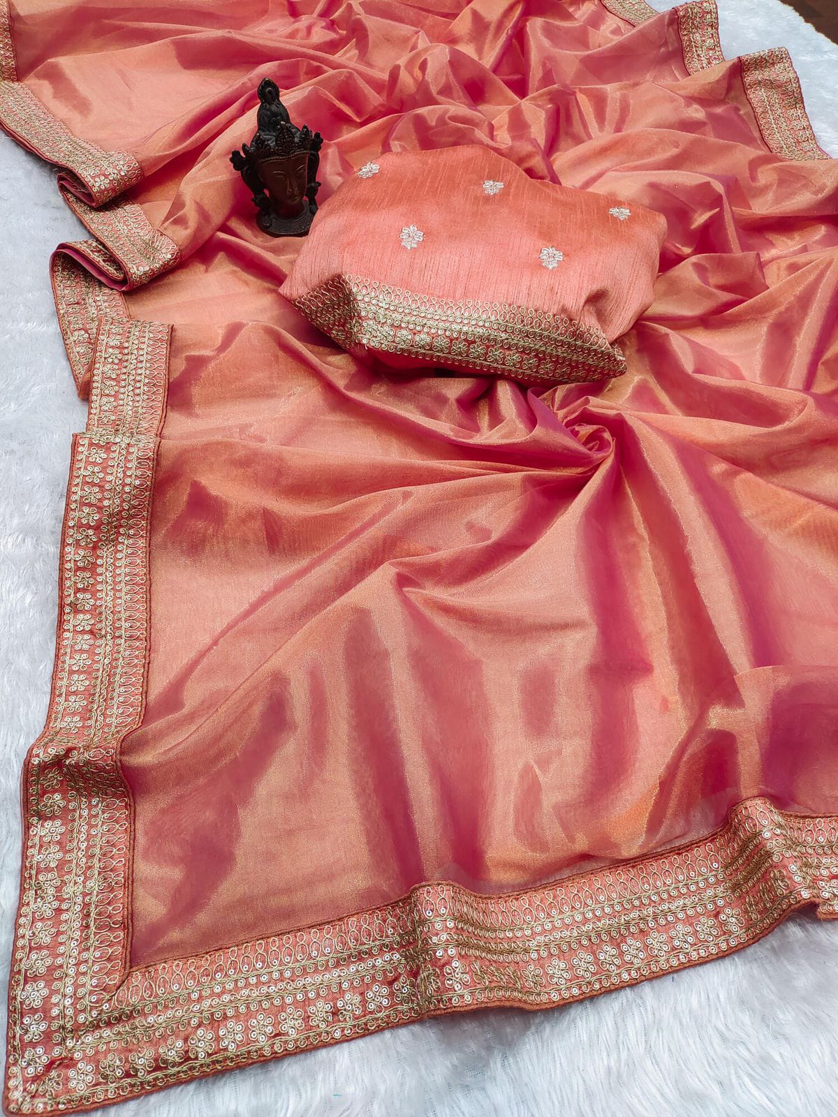 Pure Soft Tissue Silk Saree