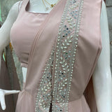 Fancy Embroidered Ready To Wear Saree