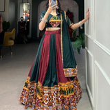 Traditional Rayon Printed Silk Lehenga