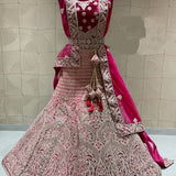 Heavy bridal wedding lahenga