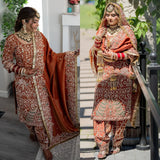 Panjabi Natural Crepe Suit