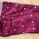 Festive Maroon Salwar - Size 4XL