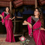 Fabulous  Heavy Sequence  Saree