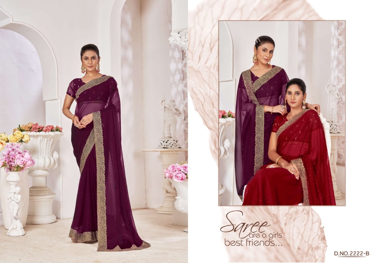 Dailywear Chiffon Saree Collection