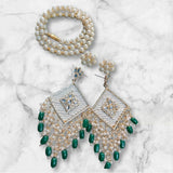 Beautiful Premium Quality Mala And Earrings