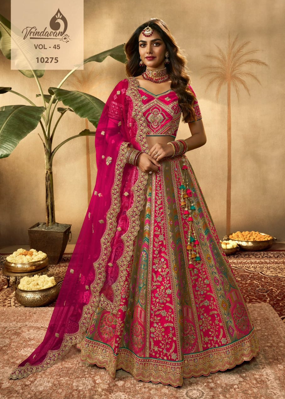 Bridal Wedding Silk Royal Lehenga