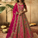 Bridal Wedding Silk Royal Lehenga