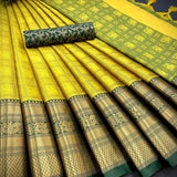 Launching mercerised cotton silk Saree