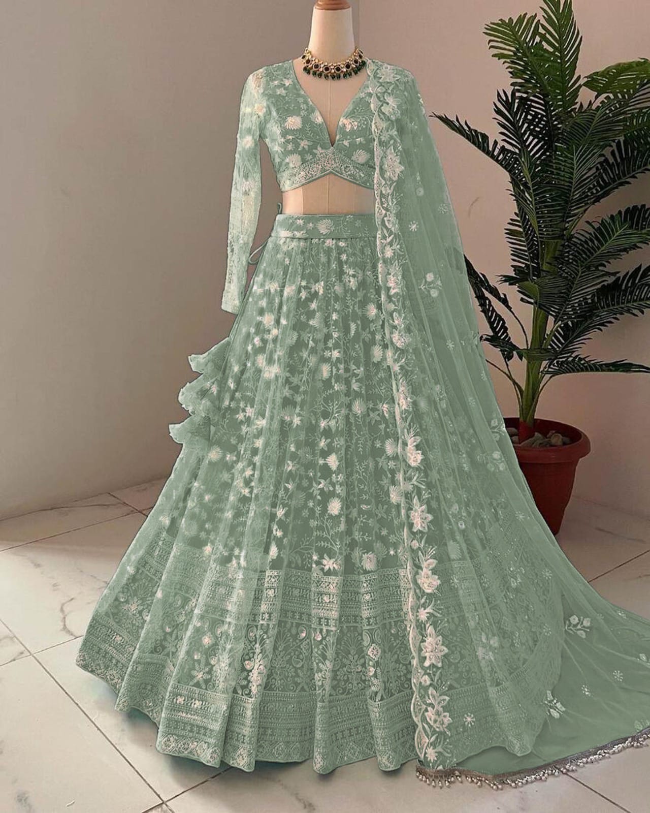 Beautyfull Occasionaly Net Lehenga Choli