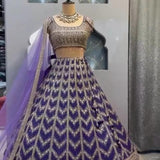 Bridal Georgette Embroidered Lehenga