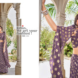 New Exclusive Foil Printed Stitched Lehenga Choli