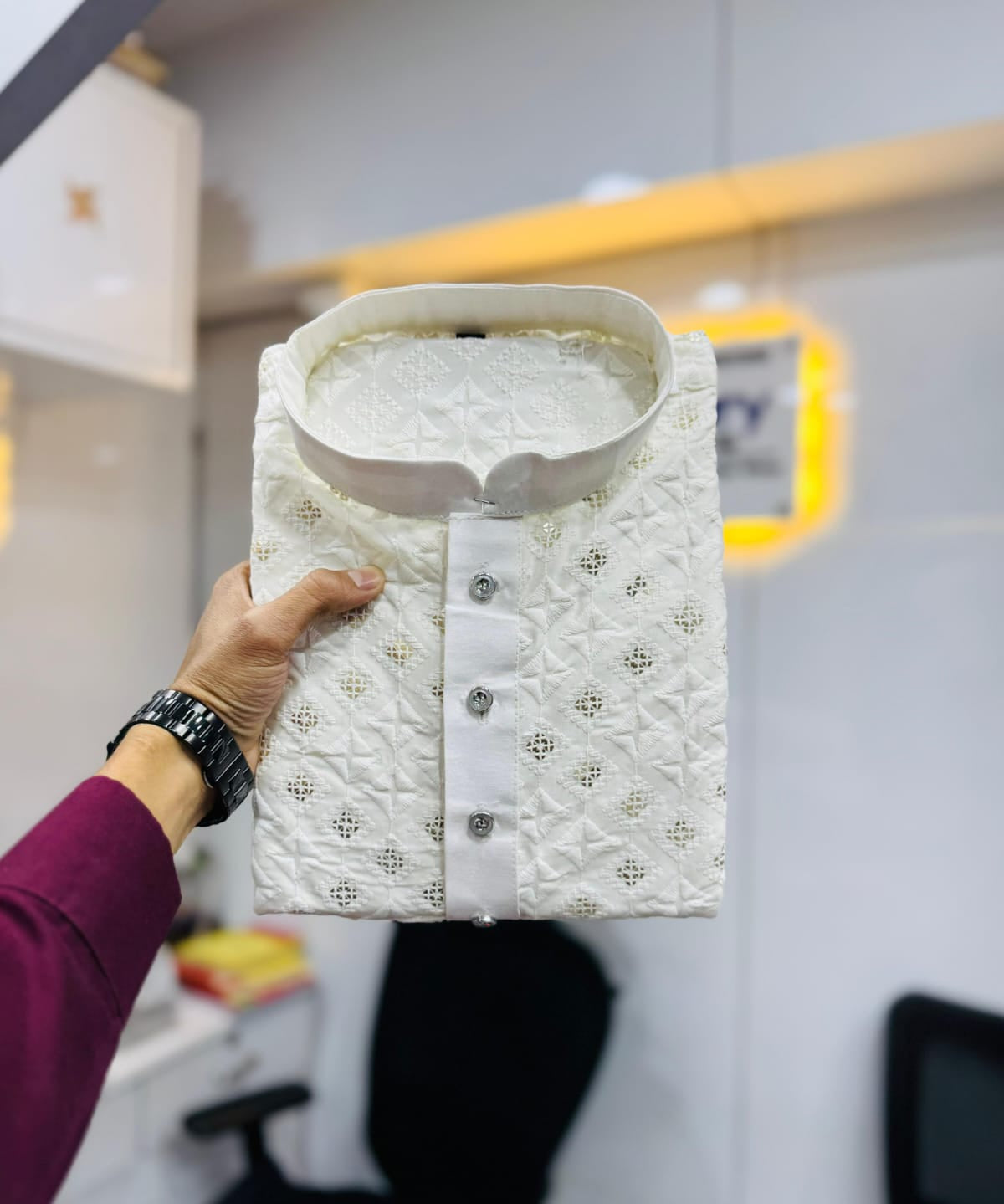 Classy Men's Embroidered Kurta