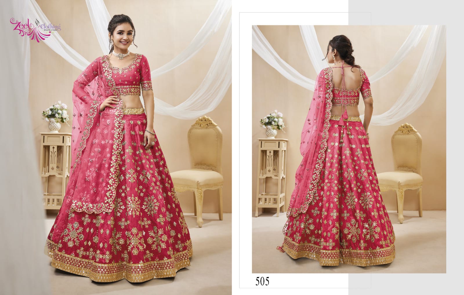 Heavy Bridal Lahenga Choli