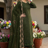 Zaynab Embroidered Straight Suit