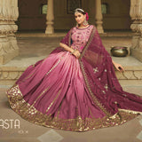 New Exclusive Embroiered Semi Stitched Bridal Lehenga Choli