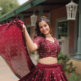 Designer Rangoli Silk Lehenga Choli