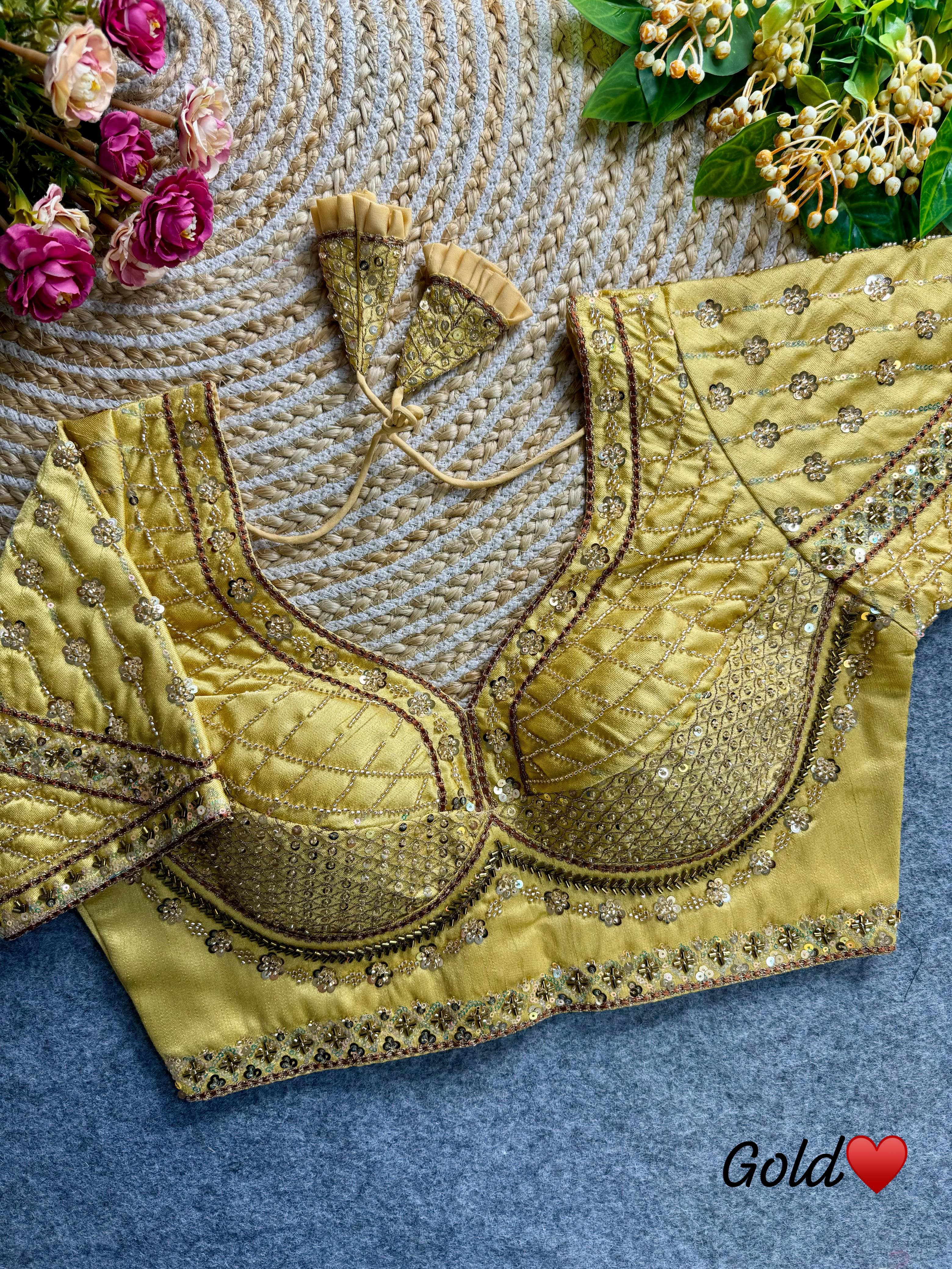 Sabyasachi Bridal Saree Blouse