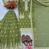 Designer Partywear Top Plazzo