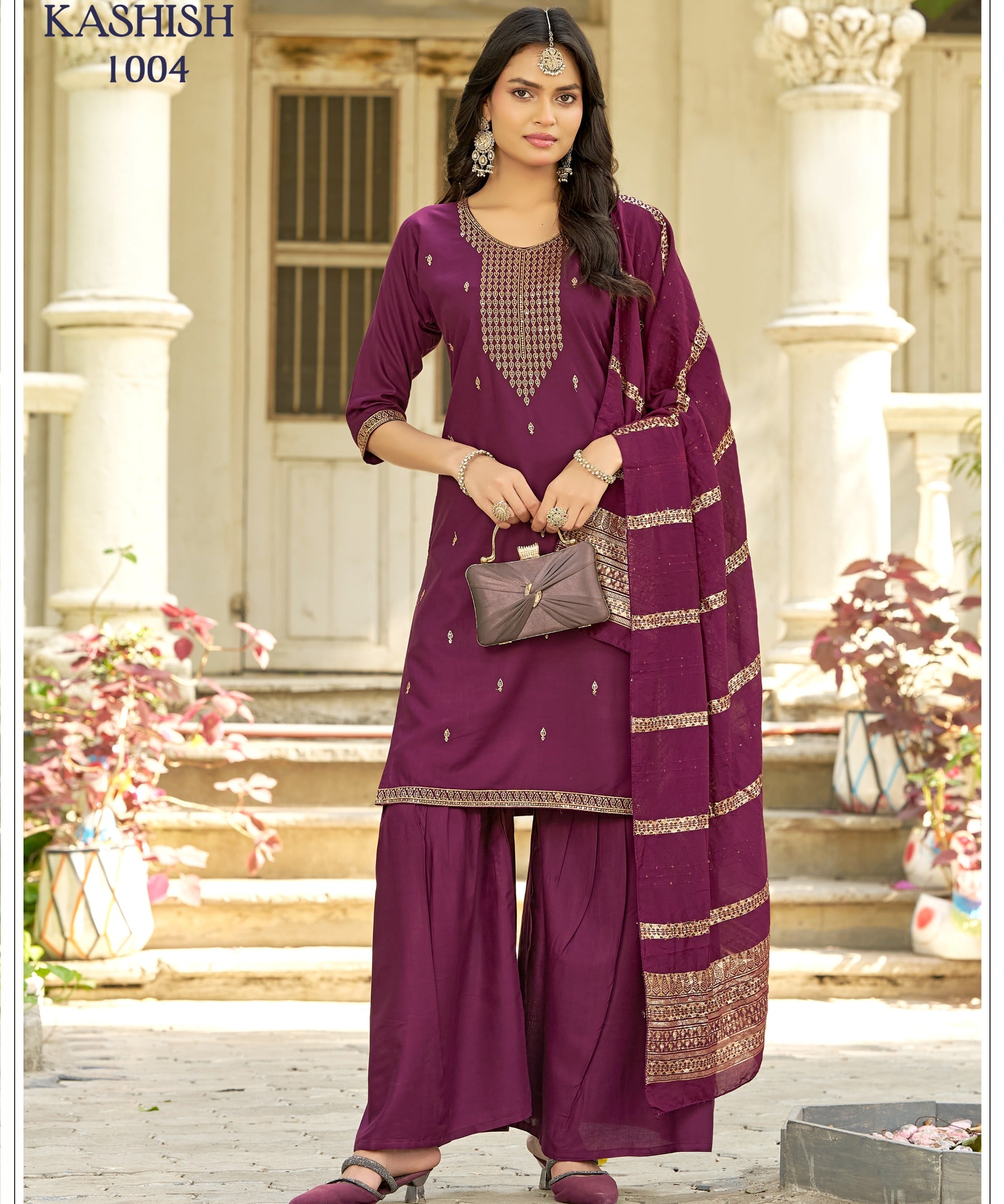Kashish Rayon Embroidered Suit