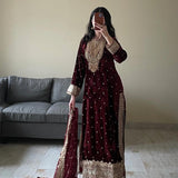 Pakistani Beautifull Velvet Suit