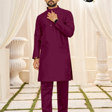 Heavy Banglori Silk Men's Kurta