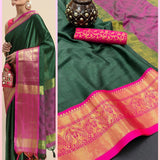 Launching mercerised cotton silk Aura Saree